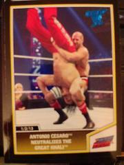 Antonio Cesaro Neutralizes The Great Khali [Blue] Wrestling Cards 2013 Topps Best of WWE Prices