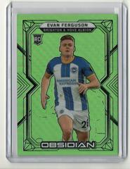 Evan Ferguson [Neon Green Flood] #32 Soccer Cards 2022 Panini Obsidian Prices