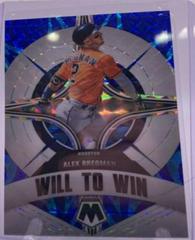 Alex Bregman [Reactive Blue] Baseball Cards 2022 Panini Mosaic Will to Win Prices