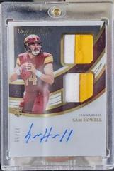 Sam Howell [Patch Autograph Gold] #141 Football Cards 2022 Panini Immaculate Collection Prices