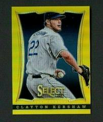 Clayton Kershaw [Gold Prizm] Baseball Cards 2013 Panini Select Prices
