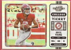 Bryce Young [Silver] #1 Football Cards 2023 Panini Chronicles Draft Picks Contenders Optic Prices