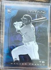 Wander Franco [Blue Ice] #1 Baseball Cards 2022 Panini Chronicles Titan Prices