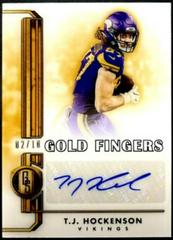 T. J. Hockenson [Sapphire] #GF-TJ Football Cards 2023 Panini Gold Standard Fingers Autographs Prices