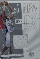 Corey Maggette Jersey Basketball Cards 2002 SP Game Used Prices