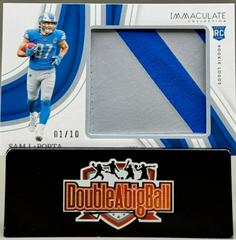 Sam LaPorta #31 Football Cards 2023 Panini Immaculate Rookie Patch Prices