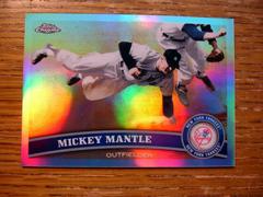 Mickey Mantle [Refractor] #7 Baseball Cards 2011 Topps Chrome Prices