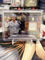 Hunter Dozier [Purple] Baseball Cards 2022 Topps Tribute Stamp of Approval Relics Prices