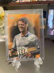 Carlos Vela [Sp Variation Orange] Soccer Cards 2022 Topps Chrome MLS Prices