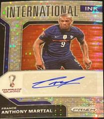 Anthony Martial [Silver Prizm] Soccer Cards 2022 Panini Prizm World Cup International Ink Autograph Prices
