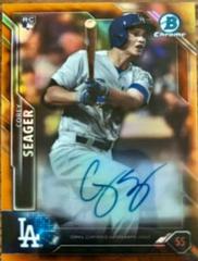 Corey Seager [Orange Refractor] #CRA-CS Baseball Cards 2016 Bowman Chrome Rookie Autographs Prices
