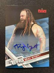 Bray Wyatt [Blue Autograph] #112 Wrestling Cards 2017 Topps WWE Then Now Forever Prices