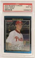 Cole Hamels #17 Baseball Cards 2002 Bowman Chrome Draft Picks Prices