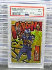 Dalvin Cook [Gold] #K17 Football Cards 2022 Panini Absolute Kaboom Vertical Prices