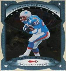Curtis Martin [Cut to the Chase] Football Cards 1997 Panini Donruss Preferred Prices