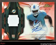 Jarvis Landry [Red Refractor] #RAPJL Football Cards 2014 Topps Finest Rookie Autograph Patch Prices