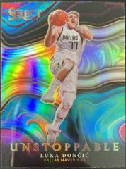 Luka Doncic [Silver Prizm] #1 Basketball Cards 2021 Panini Select Unstoppable Prices