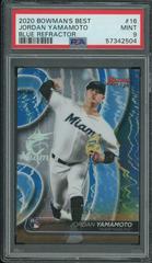 Jordan Yamamoto [Blue Refractor] #16 Baseball Cards 2020 Bowman's Best Prices