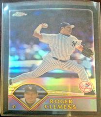 Roger Clemens [Black Refractor] #13 Baseball Cards 2003 Topps Chrome Prices