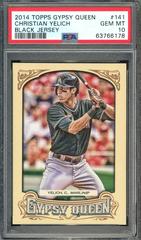Christian Yelich [Black Jersey] #141 Baseball Cards 2014 Topps Gypsy Queen Prices