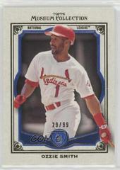 Ozzie Smith [Blue] Baseball Cards 2013 Topps Museum Collection Prices