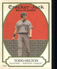 Todd Helton [Mini Grey] Baseball Cards 2005 Topps Cracker Jack Prices