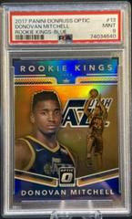 Donovan Mitchell [Blue] Basketball Cards 2017 Panini Donruss Optic Rookie Kings Prices
