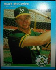 Mark McGwire Baseball Cards 1987 Fleer Update Prices