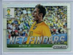 Neymar Jr. [Prizm] #5 Soccer Cards 2014 Panini Prizm World Cup Net Finders Prices