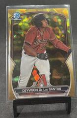 Deyvison De Los Santos [Yellow] #BCP-158 Baseball Cards 2023 Bowman Chrome Prospects Sapphire Prices