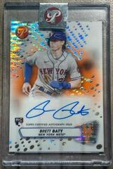Brett Baty [Orange] #PA-BB Baseball Cards 2023 Topps Pristine Autographs Prices