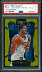 Karl Anthony Towns [Gold Prizm] Basketball Cards 2015 Panini Select Prices