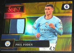 Phil Foden [Gold] Soccer Cards 2022 Panini Select Premier League Memorabilia Prices