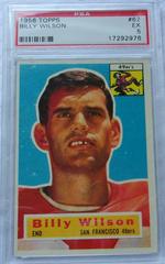 Billy Wilson #62 Football Cards 1956 Topps Prices