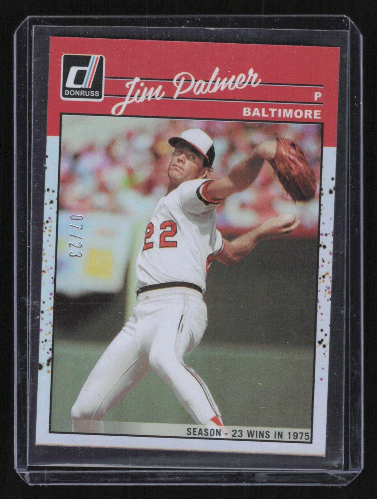 Jim Palmer #256 Prices | 2023 Panini Donruss | Baseball Cards