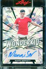 Manni Norkett [Silver Crystal] Soccer Cards 2022 Leaf Metal Wonderkid Autographs Prices