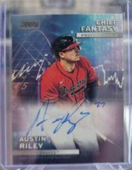 Austin Riley #CFPRO-AR Baseball Cards 2023 Stadium Club Chief Fantasy Professionals Autographs Prices