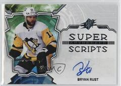 Bryan Rust #SS-RU Hockey Cards 2022 SPx Superscripts Autographs Prices