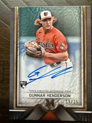 Gunnar Henderson [Gold] #AA-GH Baseball Cards 2023 Topps Museum Collection Archival Autographs Prices
