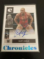 Kurt Angle #CS-KAG Wrestling Cards 2022 Panini Chronicles WWE Signatures Prices