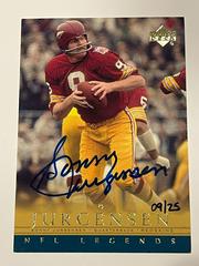 Sonny Jurgensen [Gold] Football Cards 2000 Upper Deck Legends Autographs Prices
