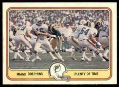 Miami Dolphins [Plenty of Time] Football Cards 1981 Fleer Team Action Prices
