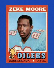 Zeke Moore Football Cards 1971 Topps Prices