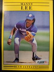 Manny Lee #179 Baseball Cards 1991 Fleer Prices