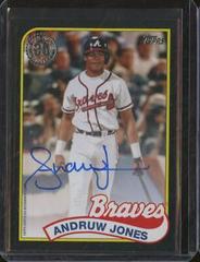 Andruw Jones [Black] Baseball Cards 2024 Topps 1989 Autograph Prices