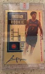 Killian Hayes [Autograph Premium Gold] #117V Basketball Cards 2020 Panini Contenders Prices
