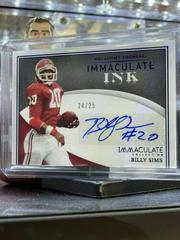 Billy Sims [Blue] Football Cards 2022 Panini Immaculate Collegiate Ink Autographs Prices