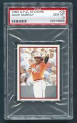 Eddie Murray #29 Baseball Cards 1983 O Pee Chee Stickers Prices