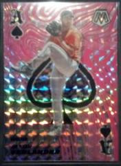 Justin Verlander [Pink Fluorescent] Baseball Cards 2021 Panini Mosaic Aces Prices