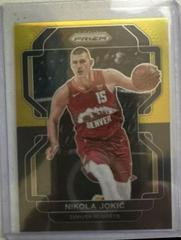 Nikola Jokic [Black Gold Prizm] Basketball Cards 2021 Panini Prizm Prices